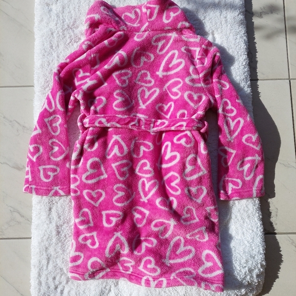 Girls Pink Bathrobe Size 10/12 - Picture 5 of 6